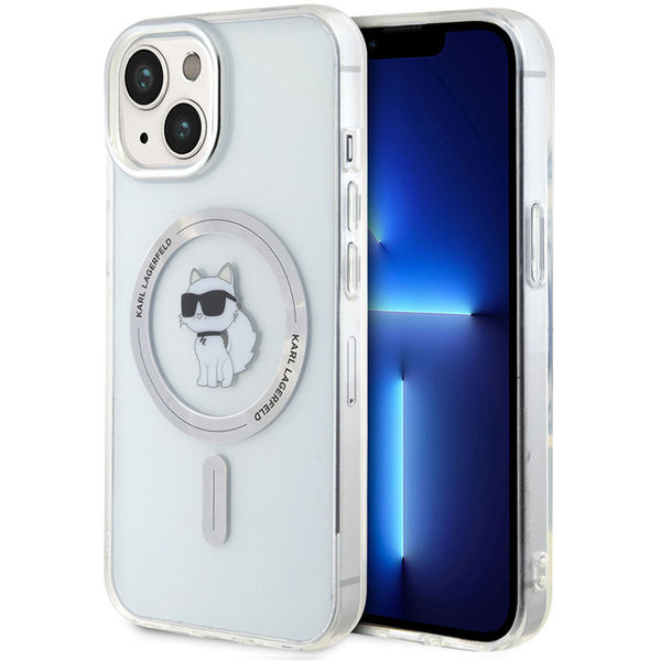 Karl Lagerfeld - IML MagSafe (KLHMP14SHFCCNOT) - iPhone 14 - Transparent Choupette