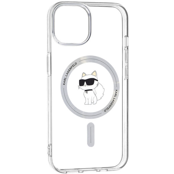 Karl Lagerfeld - IML MagSafe (KLHMP14SHFCCNOT) - iPhone 14 - Transparent Choupette