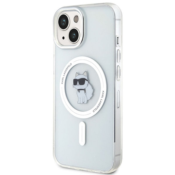 Karl Lagerfeld - IML MagSafe (KLHMP14SHFCCNOT) - iPhone 14 - Transparent Choupette