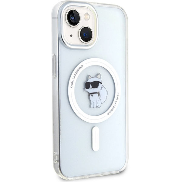 Karl Lagerfeld - IML MagSafe (KLHMP14SHFCCNOT) - iPhone 14 - Transparent Choupette