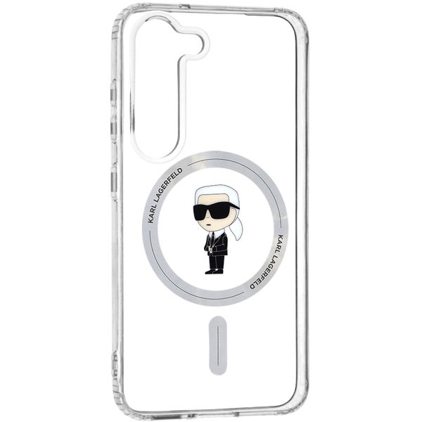 Karl Lagerfeld - IML MagSafe (KLHMS23SHFCKNOT) - Samsung Galaxy S23 - Transparent Ikonik