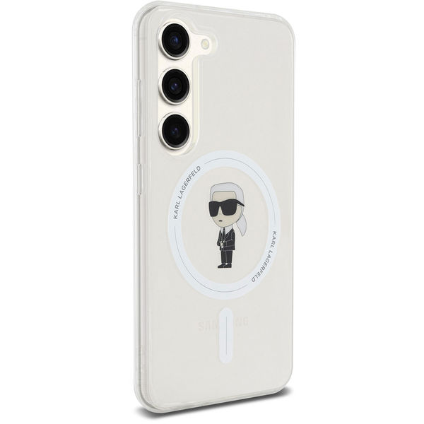 Karl Lagerfeld - IML MagSafe (KLHMS23SHFCKNOT) - Samsung Galaxy S23 - Transparent Ikonik