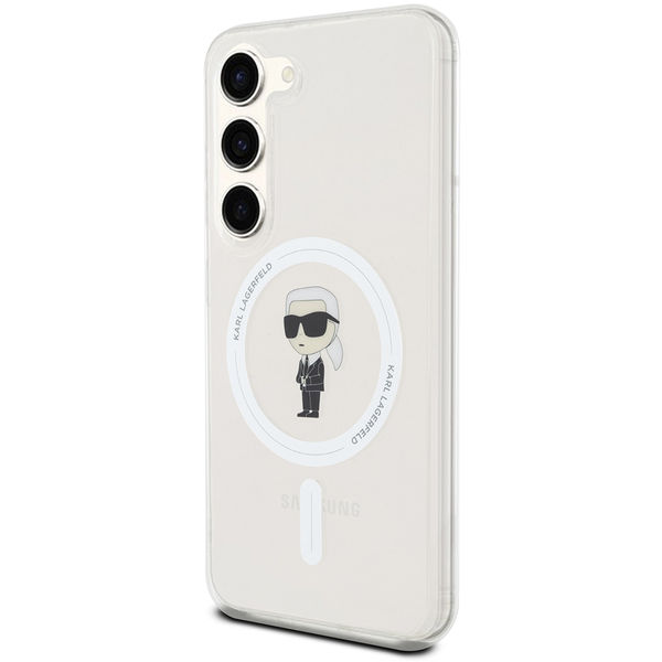 Karl Lagerfeld - IML MagSafe (KLHMS23SHFCKNOT) - Samsung Galaxy S23 - Transparent Ikonik