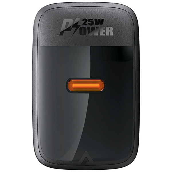 Acefast - Wall Charger (A104) - USB-C, PD25W, GaN Technology, Fast Charging Compatibility - Black