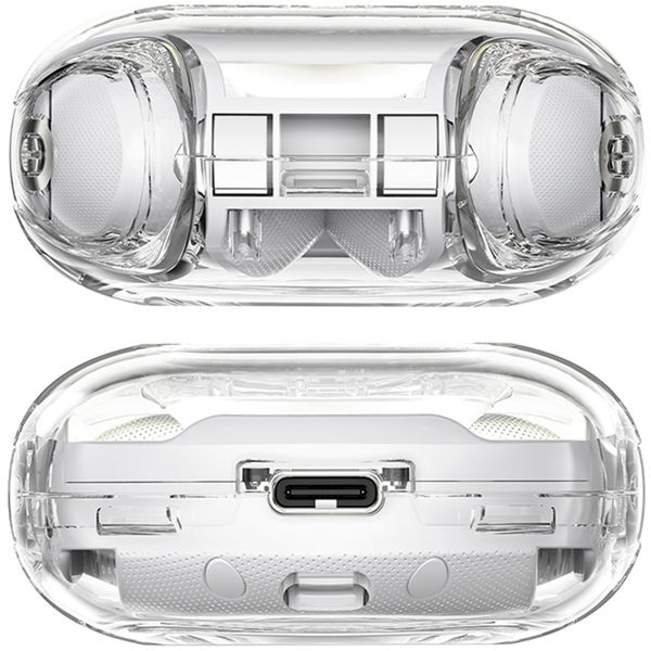 Acefast - Wireless Earbuds (T8) - USB-C, IPX4, Bluetooth 5.3, AI Call Noise Reduction, Digital Display, 480mAh - White Moon