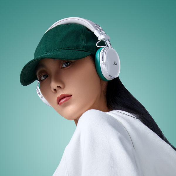 Acefast - Wireless Headset (H7) - Type-C, Bluetooth 5.4, Active Noise Reduction, IP54, 500mAh, Hi-Fi Sound - Pearl White