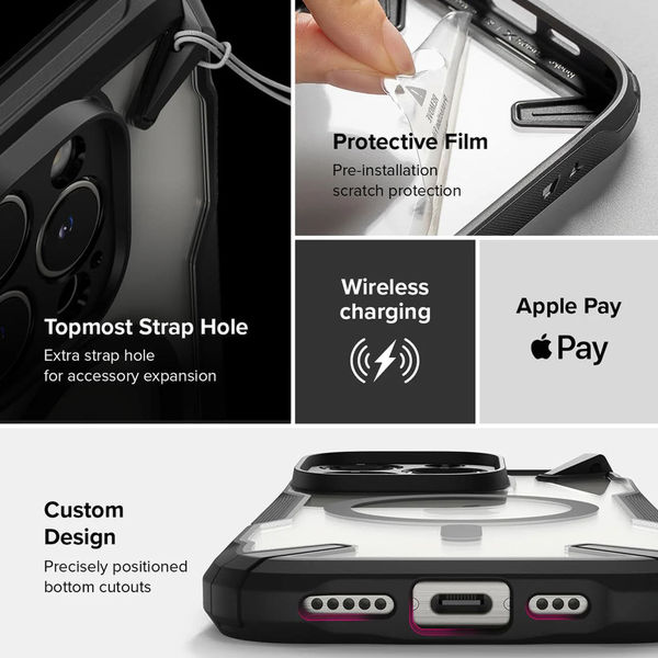 Ringke - Fusion X MagSafe - iPhone 16 Pro Max - Black