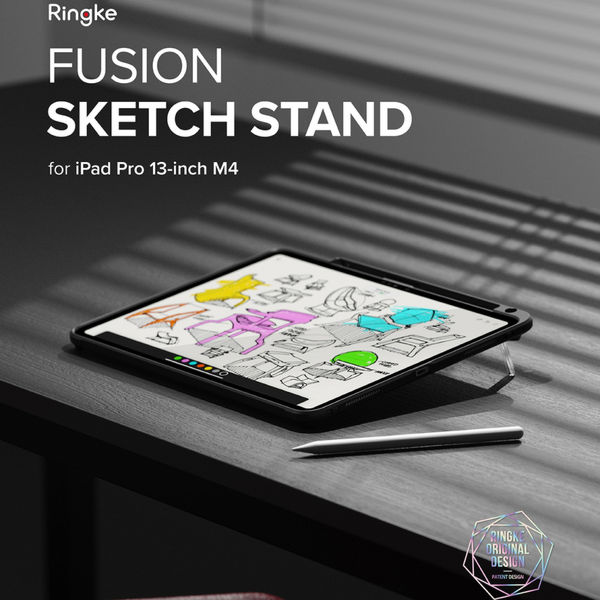 Ringke - Fusion Sketch Stand - iPad Pro 13 (2024) - Smoke Black