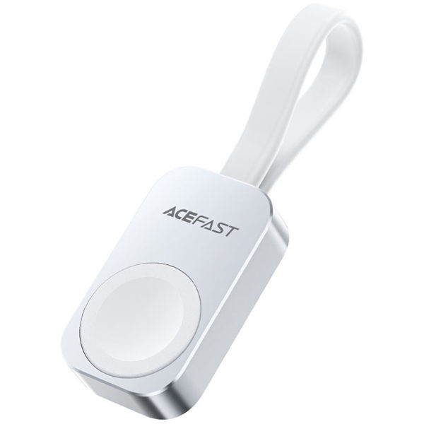 Acefast - SmartWatch Wireless Charger (E21) - for iWatch, 5W, with Type-C Cable, Broad Compatibility, Portable - Silver