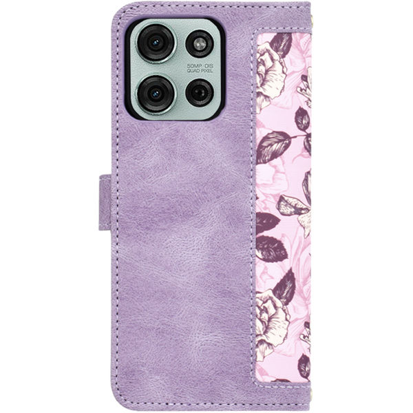 Techsuit - FlipCraft - Motorola Moto G75 - Mysterious Purple