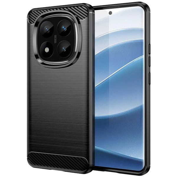 Techsuit - Carbon Silicone - Xiaomi Redmi Note 14 Pro+ 5G - Black