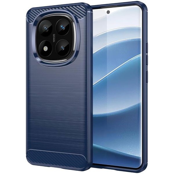 Techsuit - Carbon Silicone - Xiaomi Redmi Note 14 Pro+ 5G - Blue