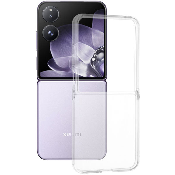 Techsuit - Clear Silicone - Xiaomi Mix Flip - Transparent