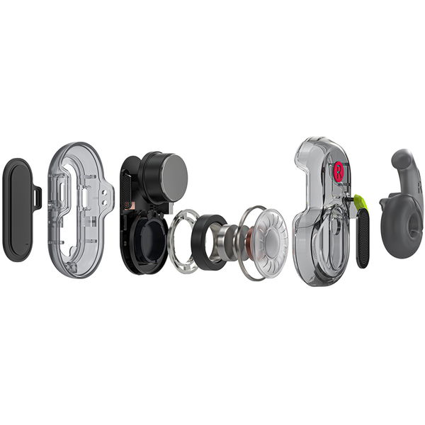 Acefast - Wireless Earbuds Acefit Neo (FA003) - USB-C, IPX4, Bluetooth 5.3, Call Noise Reduction, Bass Effect, 550mAh - White