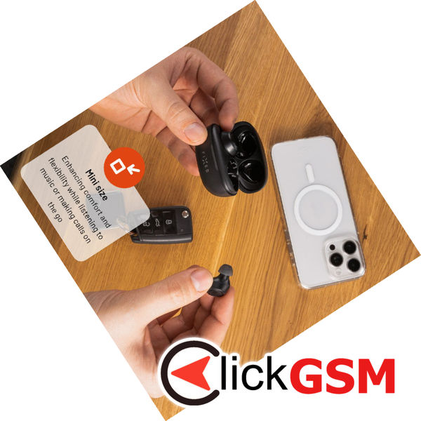 Fixed - Wireless Earbuds (FIXBDS-BK) - True Wireless, Bluetooth V5.3, Touch Control - Black