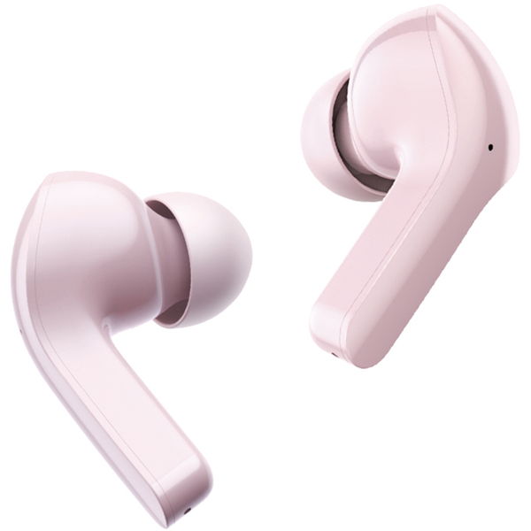 Acefast - Wireless Earbuds (T6) - USB-C, IPX4, Bluetooth 5.3, ENC, Fast Charging, LED Digital Display, 500mAh - Pink Lotus