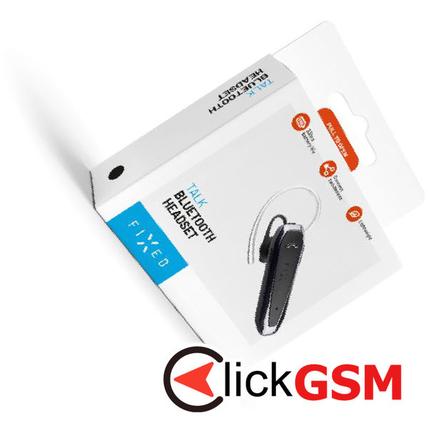 Fixed - Bluetooth Headset (FIXTLK2-BK) - with Mic, Multipoint, Multi-function Button - Black