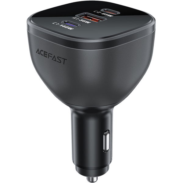 Acefast - Car Charger (B14) - 2x USB-C, USB, 165W, Fast Charging, Intelligent Temperature Control - Black