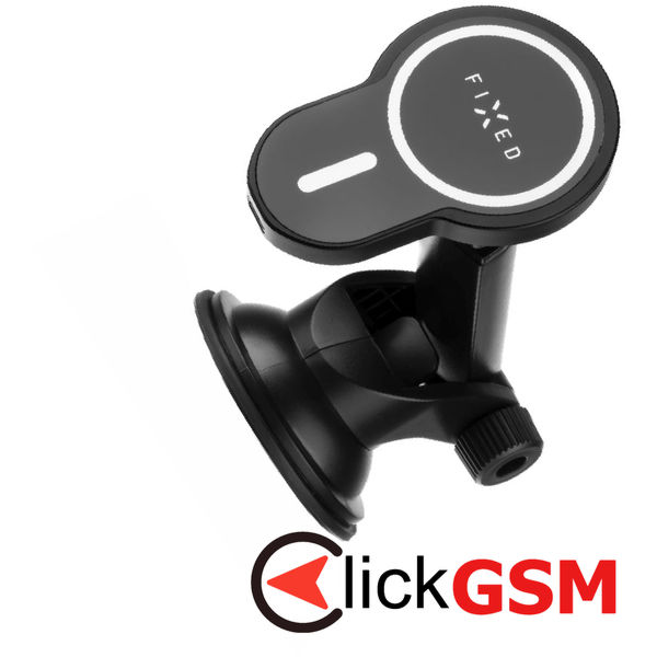 Fixed - Car Holder with Wireless Charging MagClick XL (FIXMCLI-XL-BK) - for Dashboard and Windshield, 15W - Black