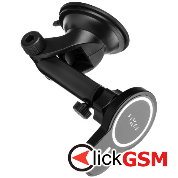 Fixed - Car Holder with Wireless Charging MagClick XL (FIXMCLI-XL-BK) - for Dashboard and Windshield, 15W - Black