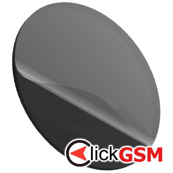 Fixed - Adhesive Pad (FIXDSC-BK) - for Dashboard, Round Shape, Flexible Silicone - Black