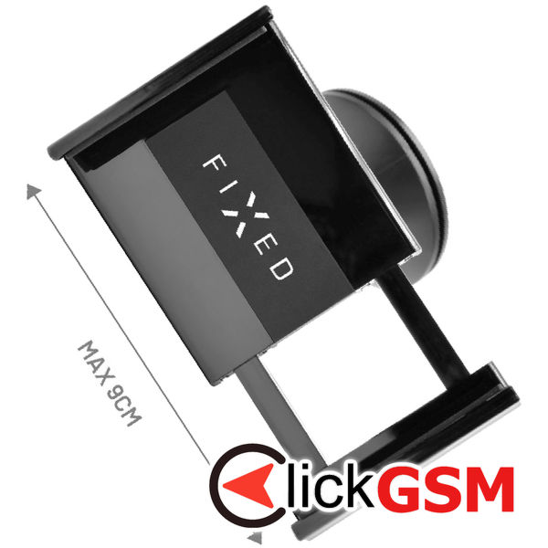 Fixed - Car Holder (FIXH-FIX3) - for Dashboard and Windshield with Adhesive Suction Cup, 6-9cm - Black