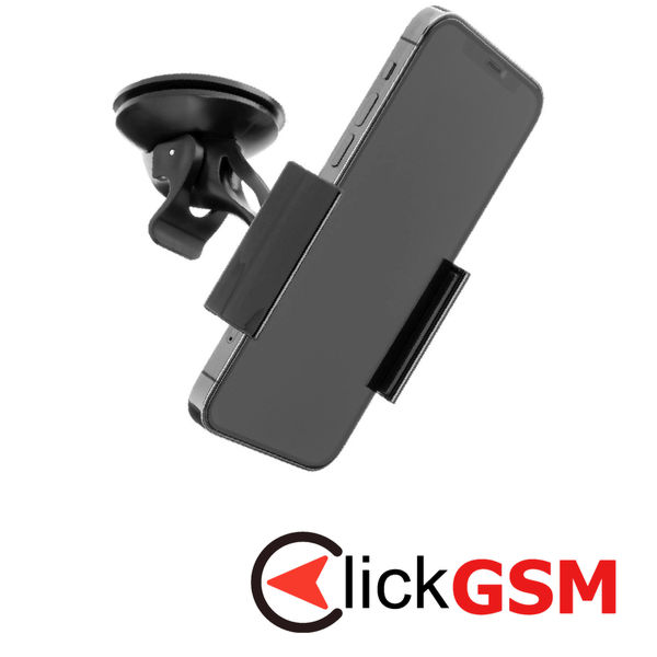 Fixed - Car Holder (FIXH-FIX3) - for Dashboard and Windshield with Adhesive Suction Cup, 6-9cm - Black