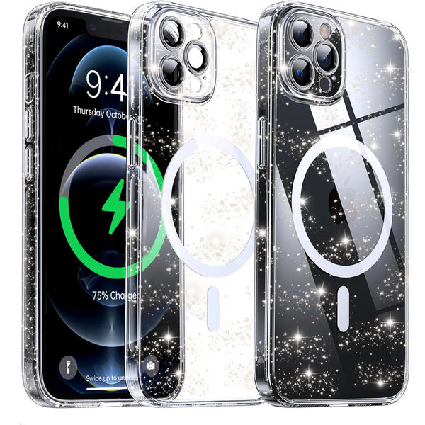 Techsuit - SparkleSkin MagSafe Series - iPhone 12 Pro - Clear