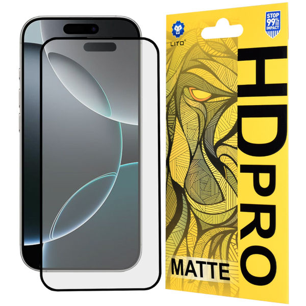 Lito - HD Pro Matte - iPhone 16 Pro - Black