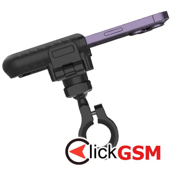 Fixed - Bike Holder (FIXBIP-BK) - Flexible Silicone, 360° Rotation - Black