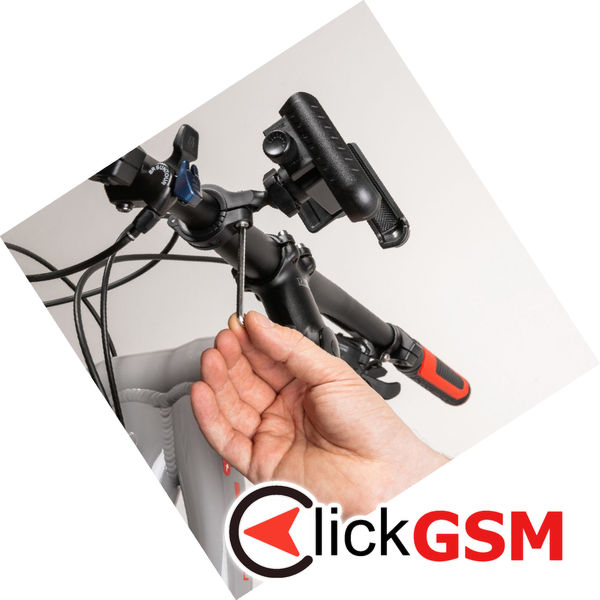 Fixed - Bike Holder (FIXBIP-BK) - Flexible Silicone, 360° Rotation - Black