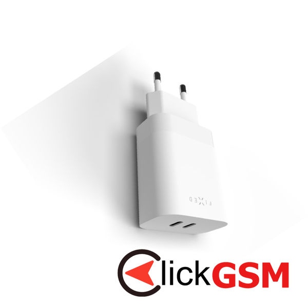 Fixed - Wall Charger (FIXC35-2C-WH) - 2x Type-C, Power Delivery 3.0, 35W - White