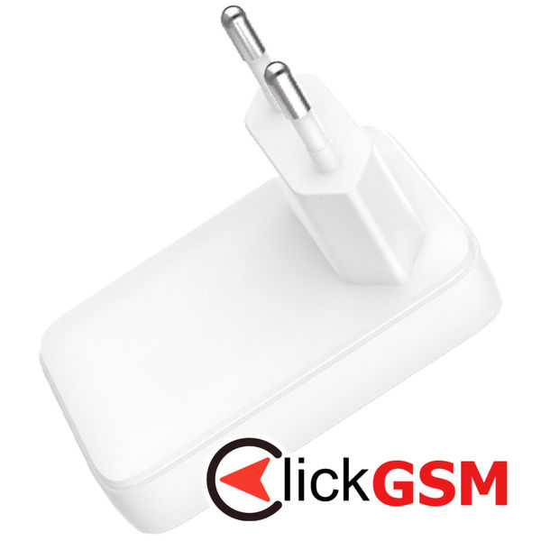 Fixed - Wall Charger (FIXCG30S-C-WH) - Slim Design, Type-C, GaN, Power Delivery 3.0, 30W - White