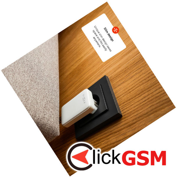 Fixed - Wall Charger (FIXCG30S-C-WH) - Slim Design, Type-C, GaN, Power Delivery 3.0, 30W - White