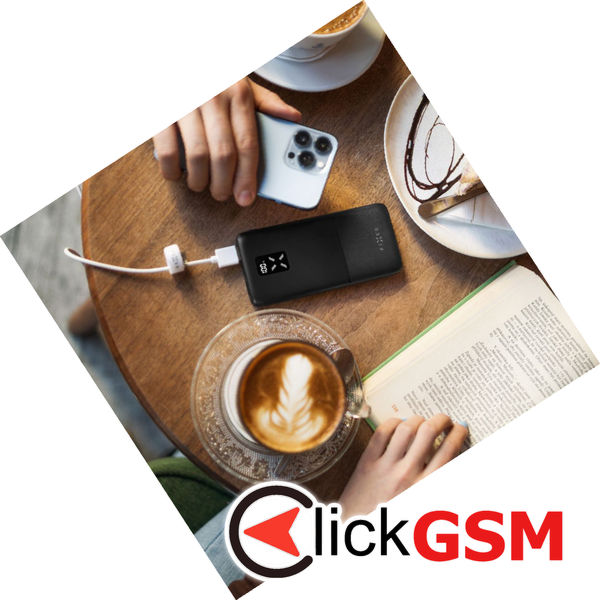 Fixed - Power Bank Zen 10 (FIXZEN-10-BK) - 2x USB, Type-C, 20W, 10000mAh, with LCD Display - Black