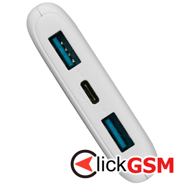 Fixed - Power Bank Zen 10 (FIXZEN-10-WH) - 2x USB, Type-C, 20W, 10000mAh, with LCD Display - White