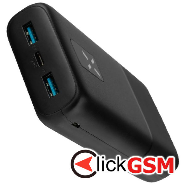 Fixed - Power Bank Zen 20 (FIXZEN-20-BK) - 2x USB, Type-C, 20W, 20000mAh, with LCD Display - Black