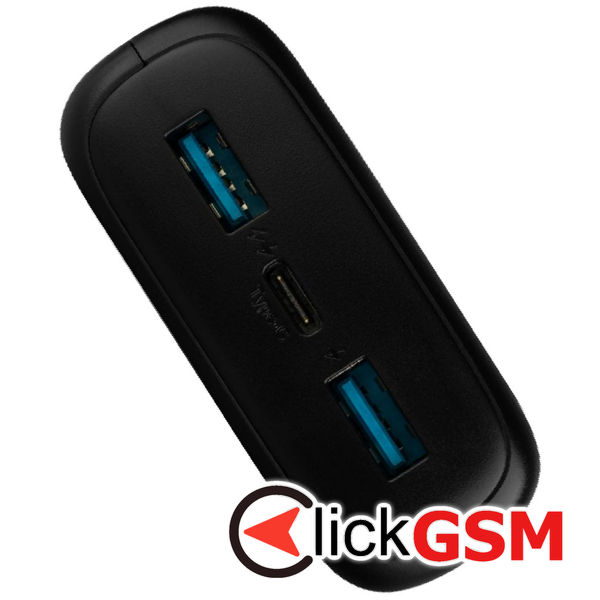 Fixed - Power Bank Zen 20 (FIXZEN-20-BK) - 2x USB, Type-C, 20W, 20000mAh, with LCD Display - Black