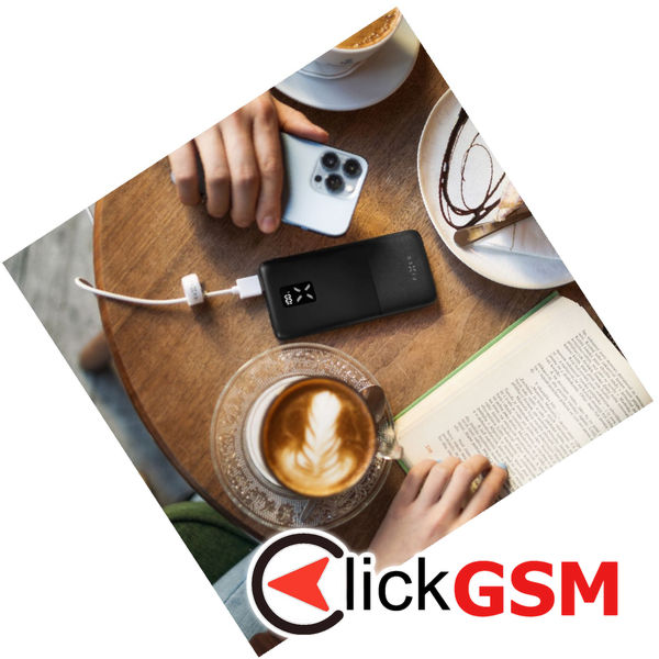 Fixed - Power Bank Zen 20 (FIXZEN-20-BK) - 2x USB, Type-C, 20W, 20000mAh, with LCD Display - Black