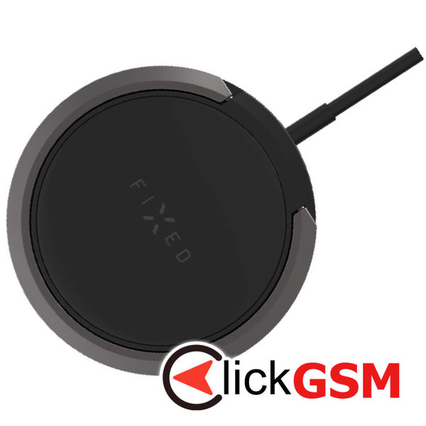 Fixed - Magnetic Wireless Charger (FIXMPAD2-BK) - with Ring Holder, Universal, MagSafe, 15W, USB-C Cable, 1.2m - Black