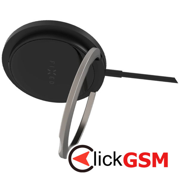 Fixed - Magnetic Wireless Charger (FIXMPAD2-BK) - with Ring Holder, Universal, MagSafe, 15W, USB-C Cable, 1.2m - Black