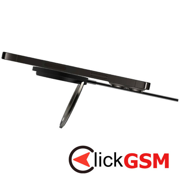 Fixed - Magnetic Wireless Charger (FIXMPAD2-BK) - with Ring Holder, Universal, MagSafe, 15W, USB-C Cable, 1.2m - Black