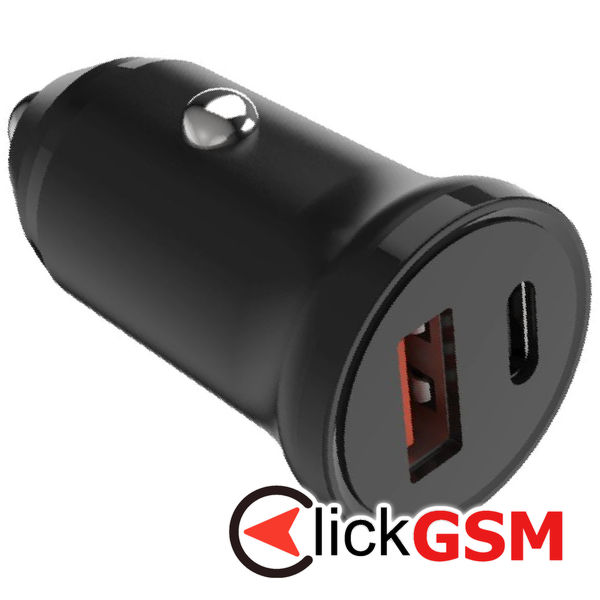 Fixed - Car Charger (FIXCC20N-CU-BK) - USB, Type-C, 20W, PD3.0, 12V/24V, Universal - Black