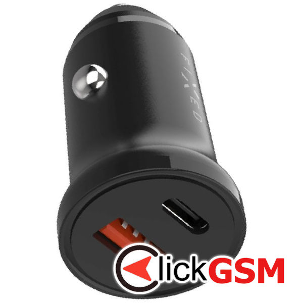 Fixed - Car Charger (FIXCC20N-CU-BK) - USB, Type-C, 20W, PD3.0, 12V/24V, Universal - Black