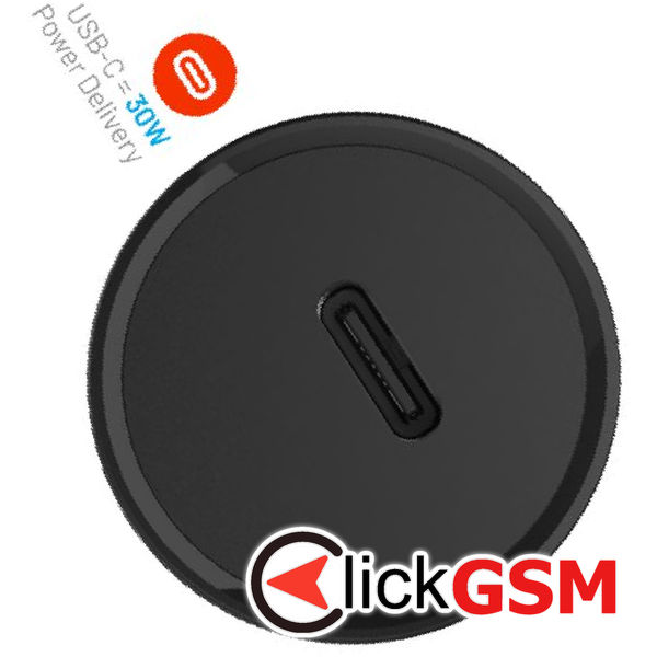 Fixed - Car Charger (FIXCC30N-C-BK) - USB-C, 30W, PD3.0, 12V/24V, Universal - Black