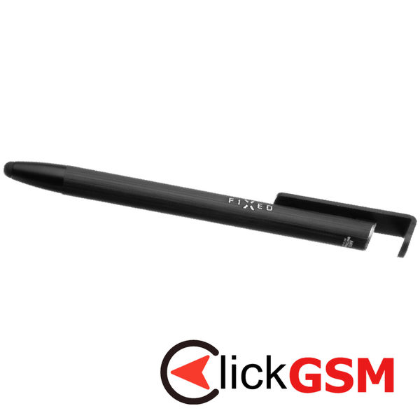 Fixed - Stylus Pen (FIXPEN-BK) - for Phones and Tablets, 3 in 1, Compact Size - Black