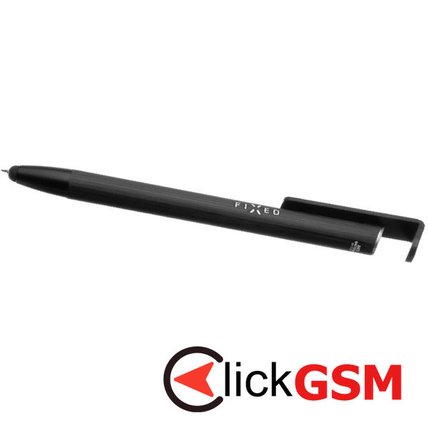 Fixed - Stylus Pen (FIXPEN-BK) - for Phones and Tablets, 3 in 1, Compact Size - Black