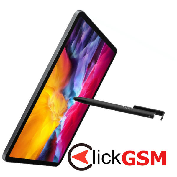 Fixed - Stylus Pen (FIXPEN-BK) - for Phones and Tablets, 3 in 1, Compact Size - Black