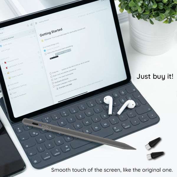 Fixed - (2 pack) Stylus Replacement Tips (FIXPART-T-UN) - Compatible with Graphite UNI - Black