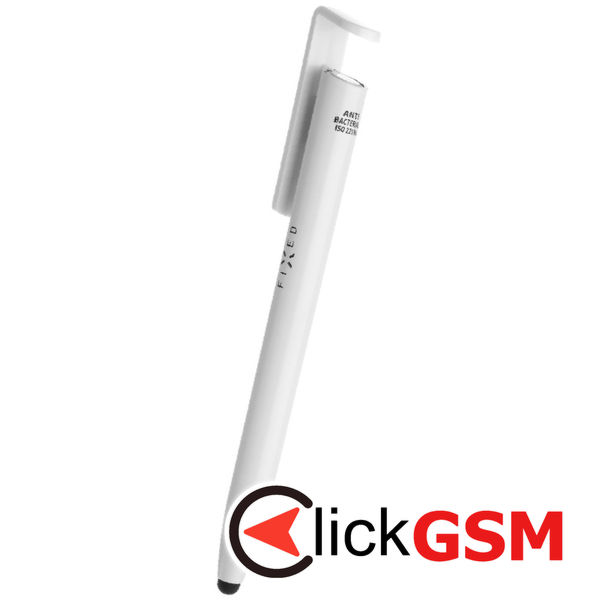 Fixed - Stylus Pen (FIXPEN-WH) - for Phones and Tablets, 3 in 1, Compact Size - White
